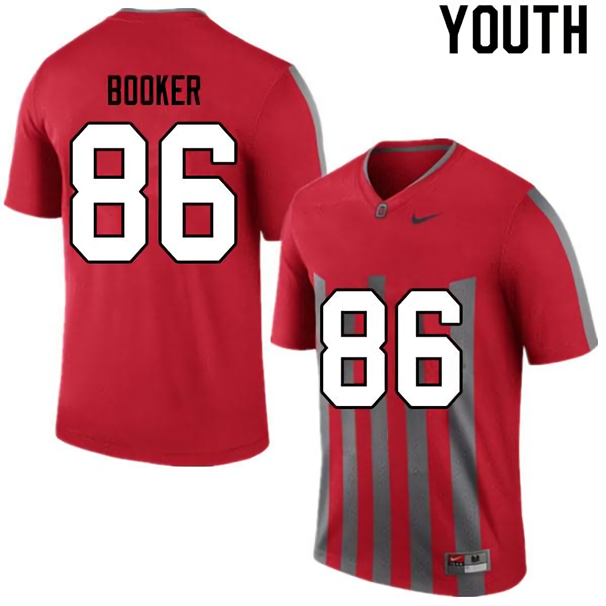 Chris Booker Ohio State Buckeyes Youth NCAA #86 Nike Retro College Stitched Football Jersey UXI4056JN